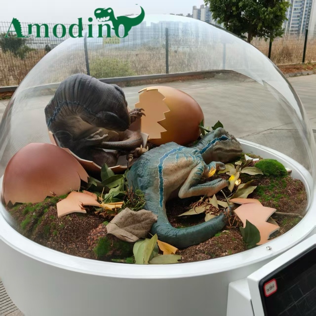 Hyper-Realistic Baby Raptor Incubator