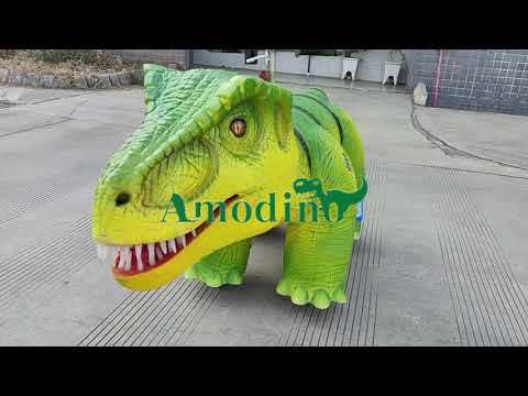 Interactive T-Rex Ride-On Toy | Battery-Powered Dinosaur Car for Malls & Play Centers