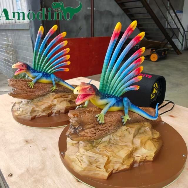 Triassic Longisquama Animatronic for Dinosaur Parks & Museums