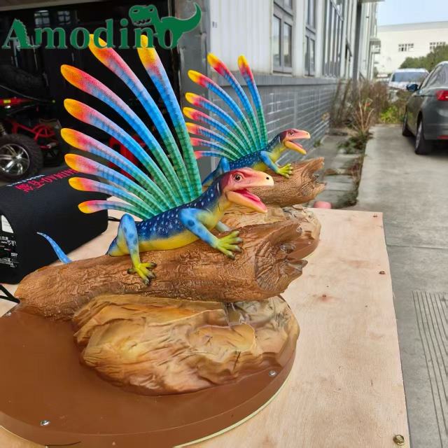 Triassic Longisquama Animatronic for Dinosaur Parks & Museums