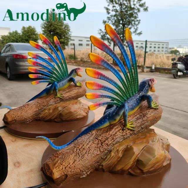 Triassic Longisquama Animatronic for Dinosaur Parks & Museums