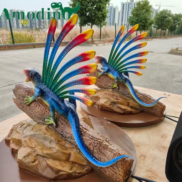 Triassic Longisquama Animatronic for Dinosaur Parks & Museums