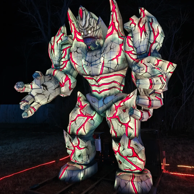 LED Custom Cartoon Character Lights for Park & Event Decor