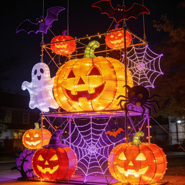 LED Illuminated Halloween Lanterns for Outdoor Festivals & Family Themed  Parks
