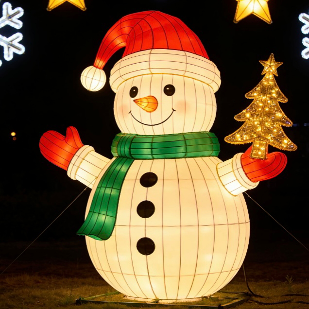 LED Illuminated Christmas Lanterns for  Holiday Festivals & Theme Parks