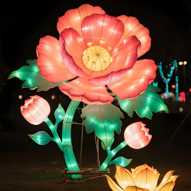 Traditional Chinese Lantern Lights for Cultural Celebration