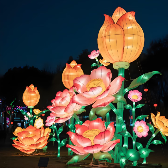 Traditional Chinese Lantern Lights for Cultural Celebration