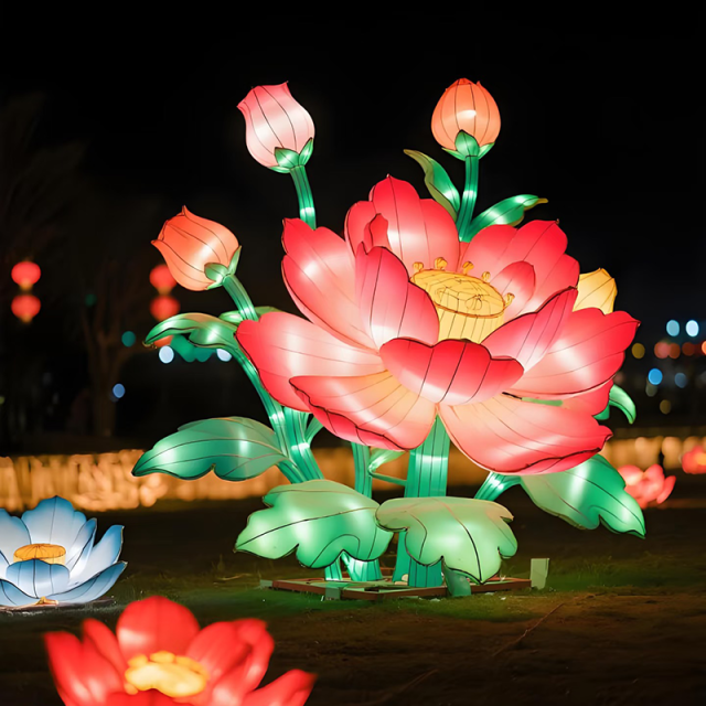 Traditional Chinese Lantern Lights for Cultural Celebration