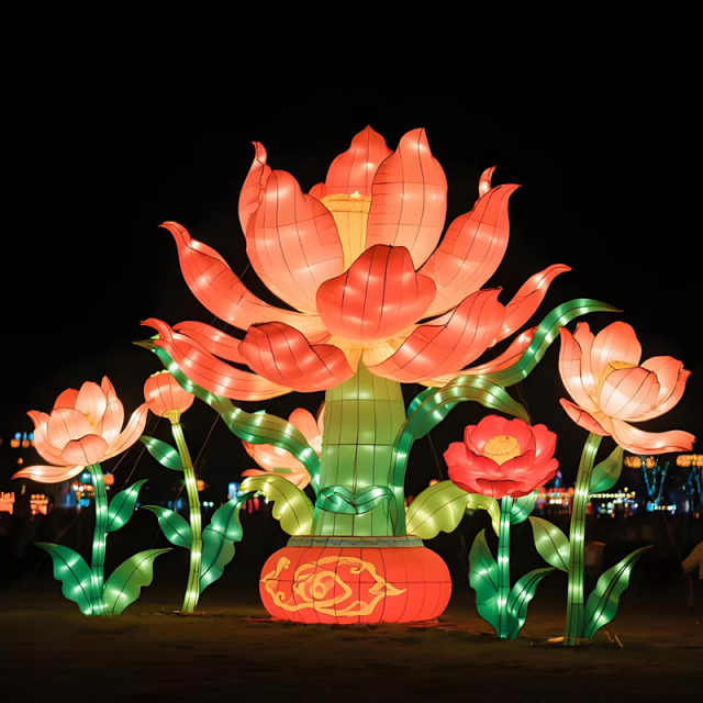 Traditional Chinese Lantern Lights for Cultural Celebration