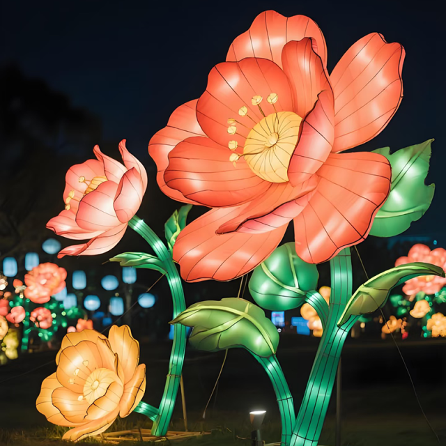 Traditional Chinese Lantern Lights for Cultural Celebration