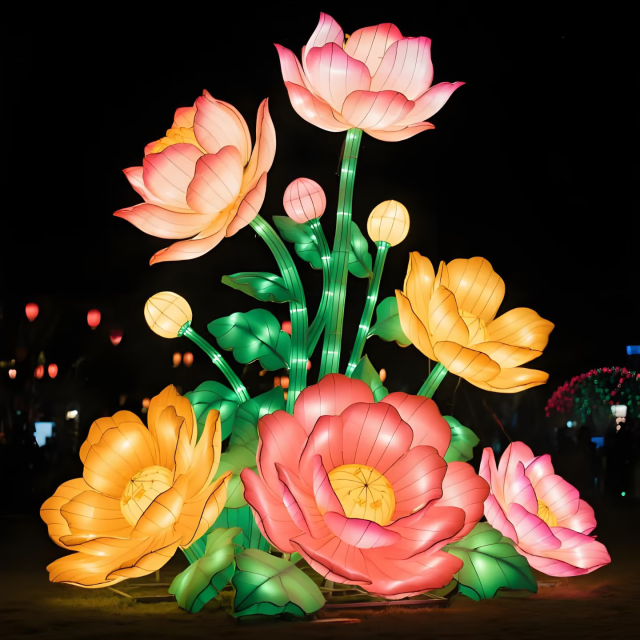 Traditional Chinese Lantern Lights for Cultural Celebration