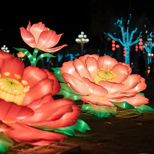Traditional Chinese Lantern Lights for Cultural Celebration