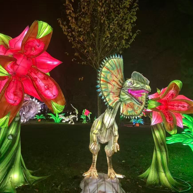 LED Dilophosaurus Lantern  for Zoo & Park