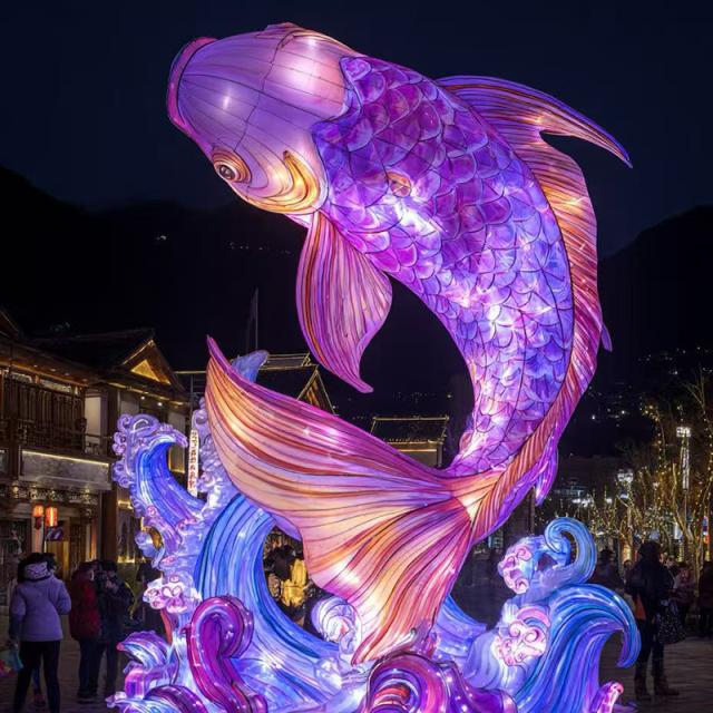 Custom Ocean Animal LED Lanterns  for Zoo & Park