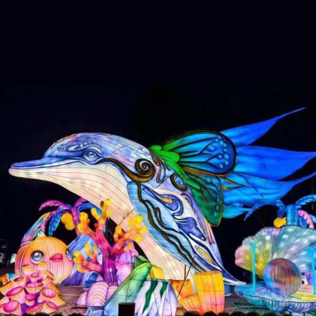 Custom Ocean Animal LED Lanterns  for Zoo & Park