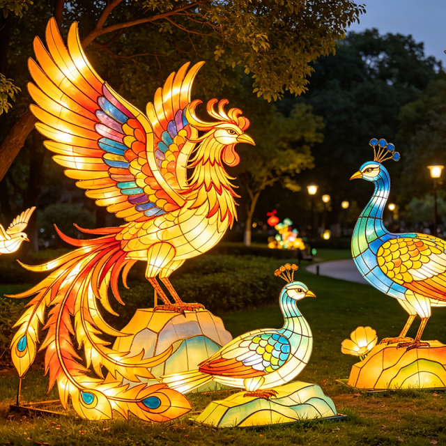 Avian LED Lanterns for Theme Parks