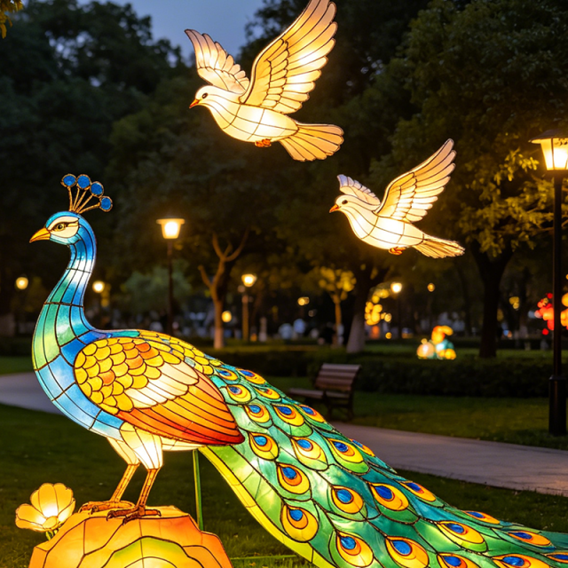 Avian LED Lanterns for Theme Parks