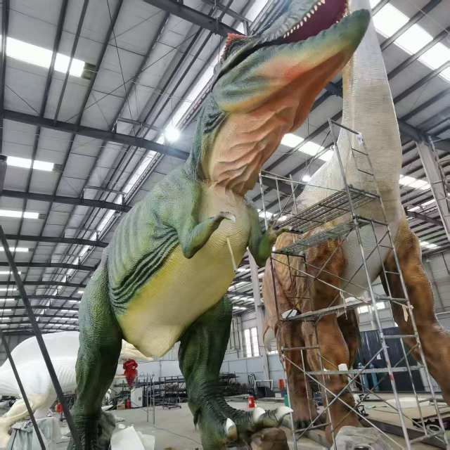 Custom Animatronic T-Rex Dinosaur Sculpture Waterproof for Museum & Mall Display