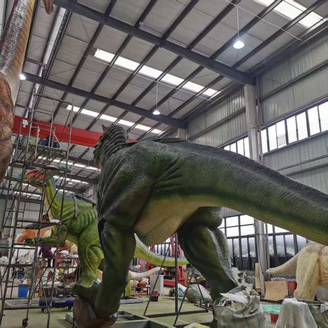 Custom Animatronic T-Rex Dinosaur Sculpture Waterproof for Museum & Mall Display