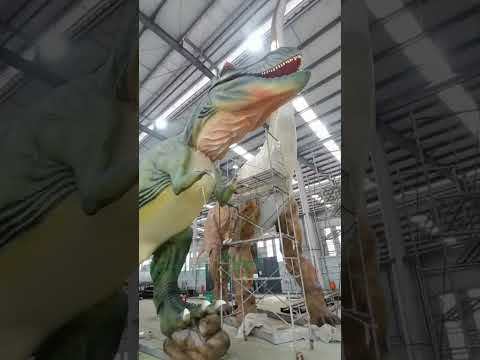 Custom Animatronic T-Rex Dinosaur Sculpture Waterproof for Museum & Mall Display