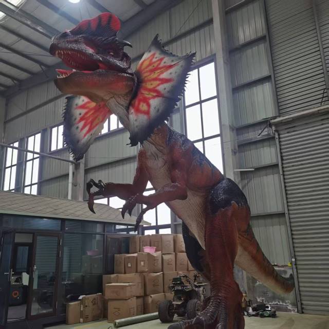 Custom Animatronic Dilophosaurus  for Theme Park