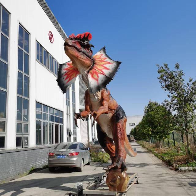 Custom Animatronic Dilophosaurus  for Theme Park