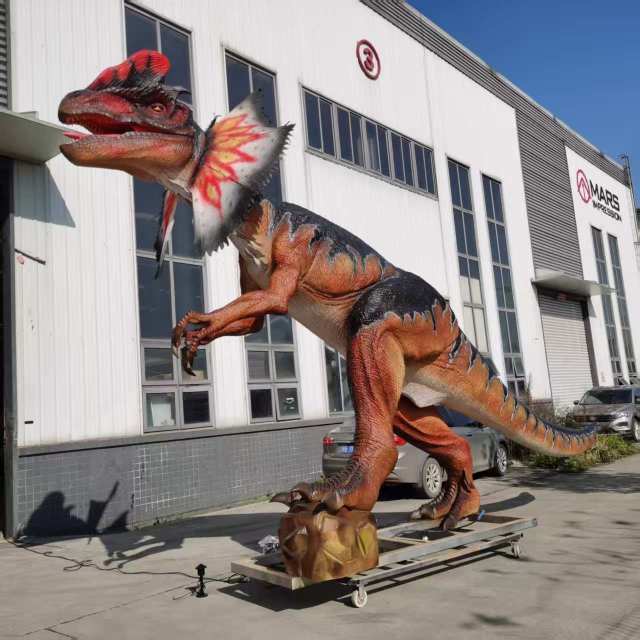 Custom Animatronic Dilophosaurus  for Theme Park