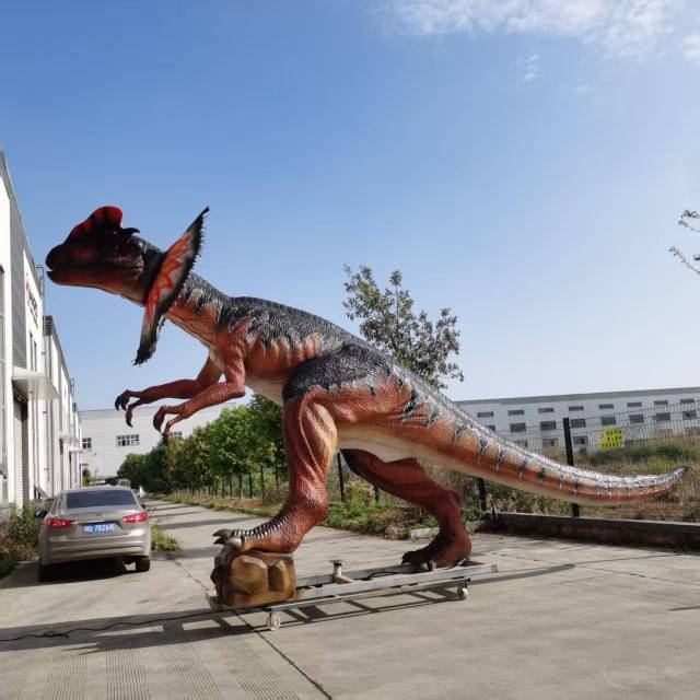Custom Animatronic Dilophosaurus  for Theme Park