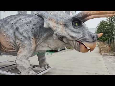 Custom Animatronic Triceratops | Factory Direct for Outdoor & Indoor Dinosaur Displays
