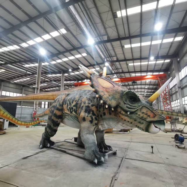Realistic Styracosaurus Animatronic Replica for Museums & Exhibits
