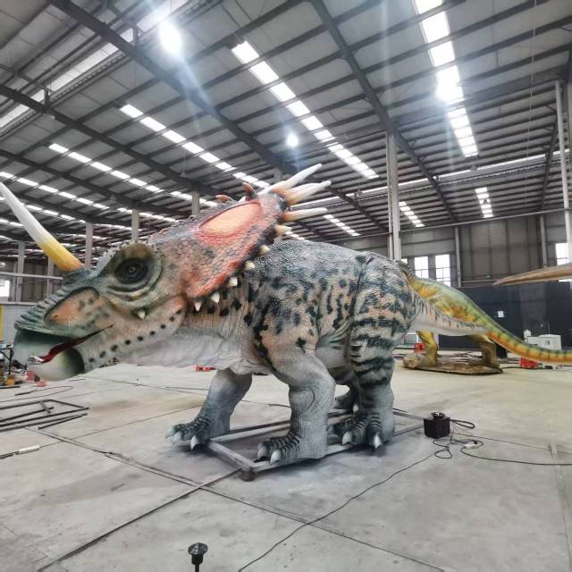 Realistic Styracosaurus Animatronic Replica for Museums & Exhibits