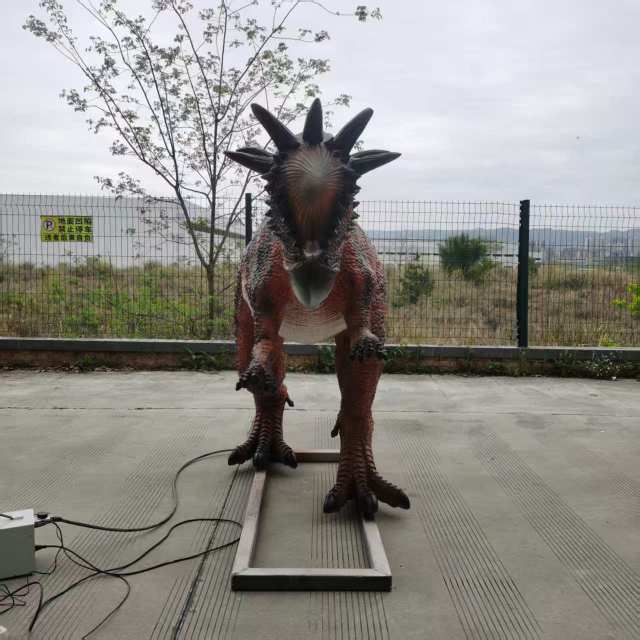 Life Size Animatronic Pachycephalosaurus for Exhibition