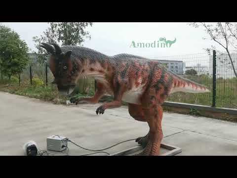 Life Size Animatronic Pachycephalosaurus for Exhibition