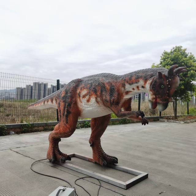 Life Size Animatronic Pachycephalosaurus for Exhibition