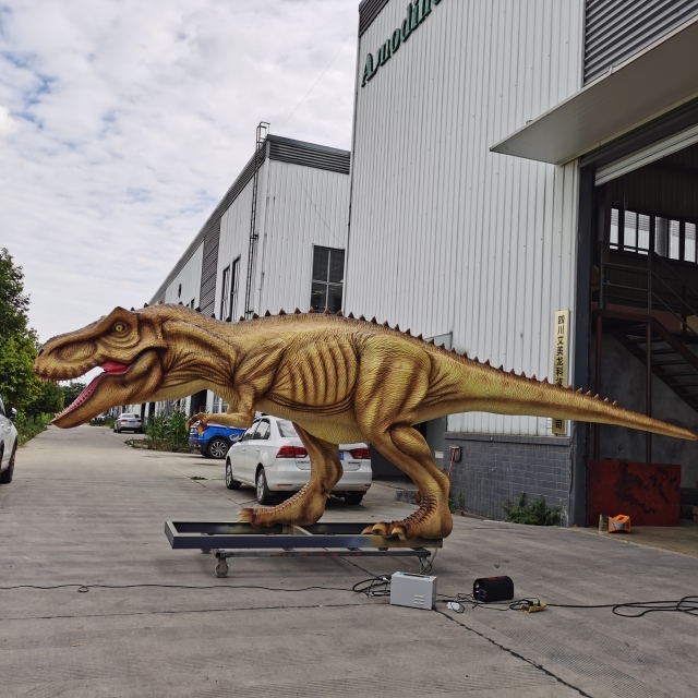 Outdoor Life Size Animatronic Giganotosaurus Dinosaur for Jurassic Theme Park