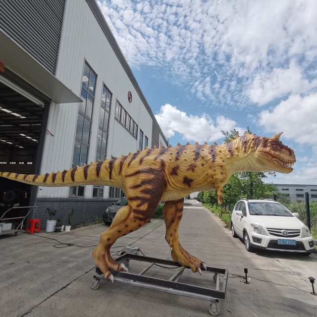 Life Size Animatronic Carnotaurus Dinosaur for Theme Park & Museum Display