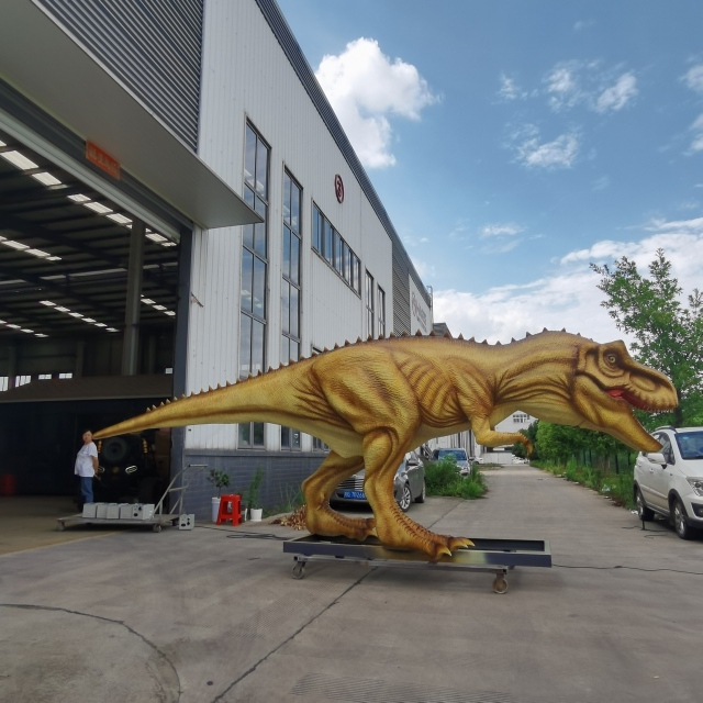 Outdoor Life Size Animatronic Giganotosaurus Dinosaur for Jurassic Theme Park