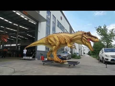 Outdoor Life Size Animatronic Giganotosaurus Dinosaur for Jurassic Theme Park