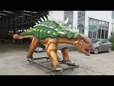 Realistic Animatronic Ankylosaurus | Dinosaur Attraction