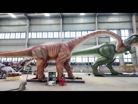 15m Servo Motor Animatronic Brachiosaurus  for Dinosaur Parks