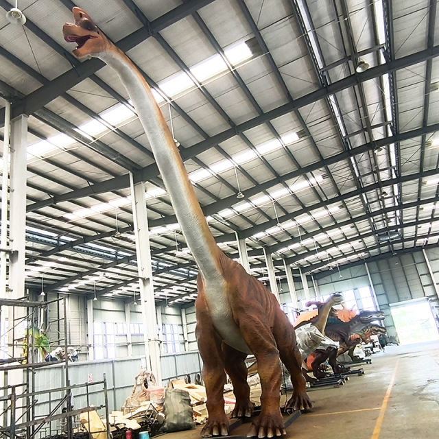 15m Servo Motor Animatronic Brachiosaurus  for Dinosaur Parks