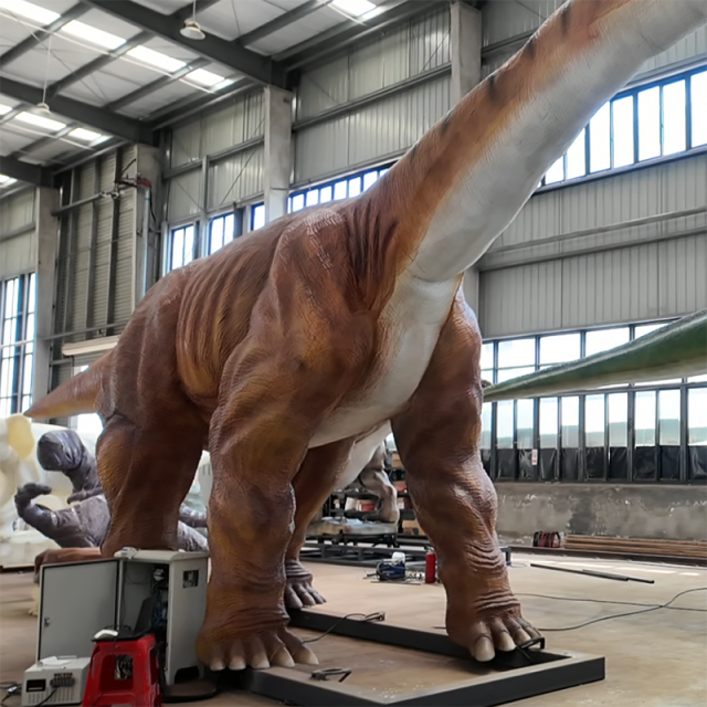 15m Servo Motor Animatronic Brachiosaurus  for Dinosaur Parks