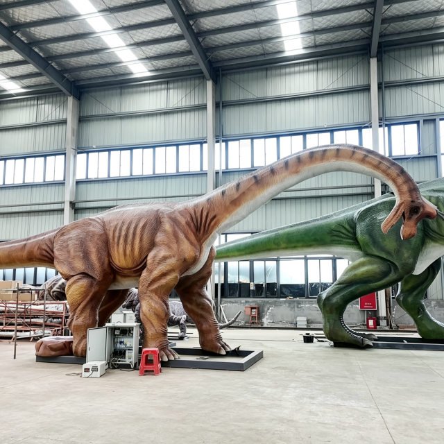 15m Servo Motor Animatronic Brachiosaurus  for Dinosaur Parks