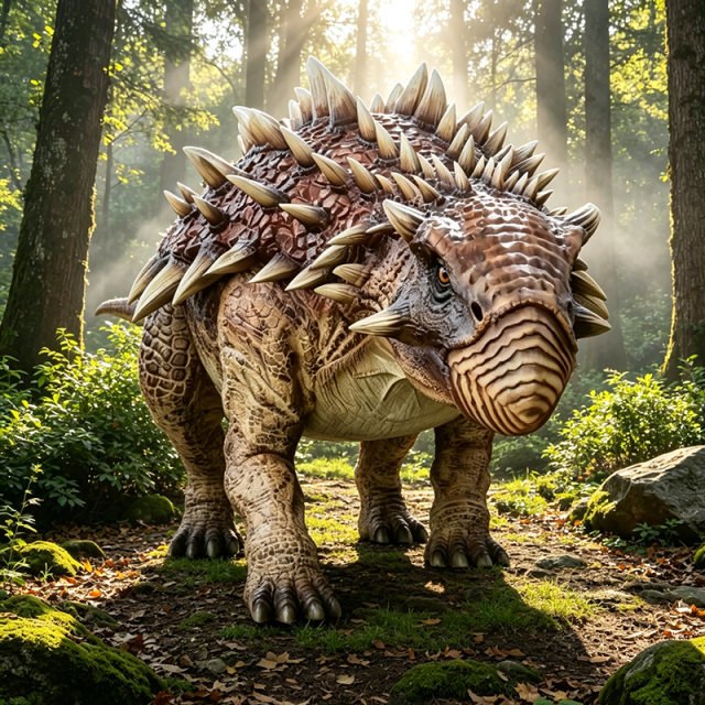 Realistic Animatronic Ankylosaurus  for Park