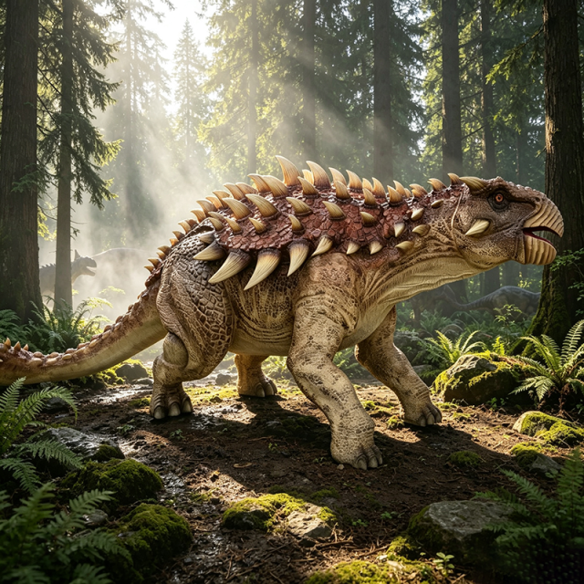 Realistic Animatronic Ankylosaurus  for Park