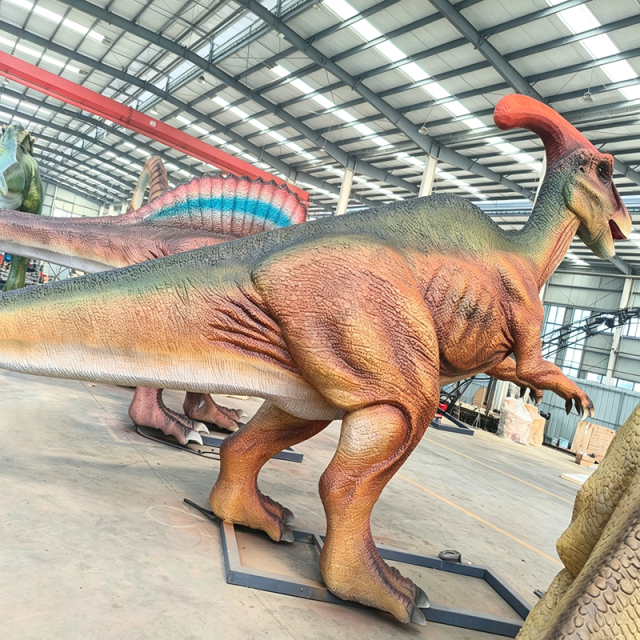 Animatronic Parasaurolophus Dinosaur for Theme Parks