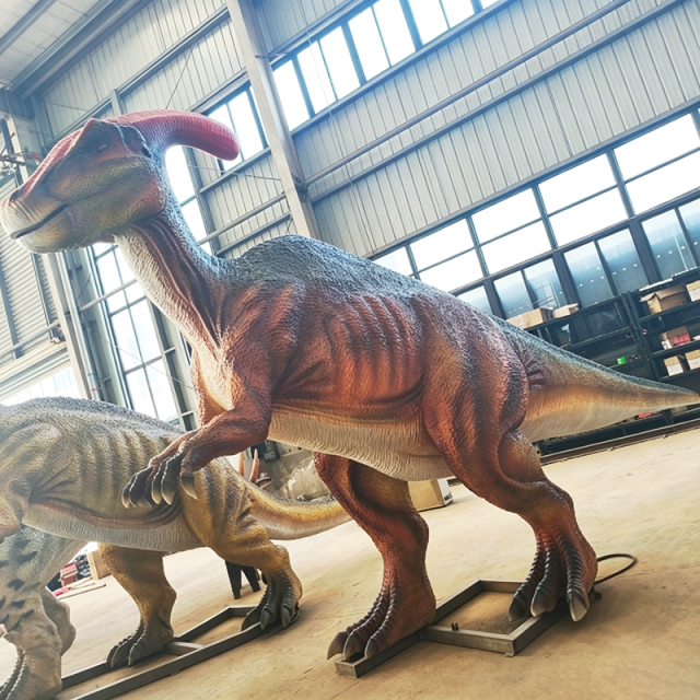 Animatronic Parasaurolophus Dinosaur for Theme Parks