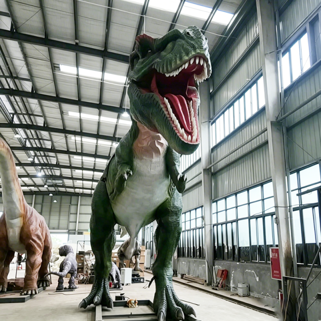 15m Animatronic T-Rex Dinosaur for Theme Parks & Museums