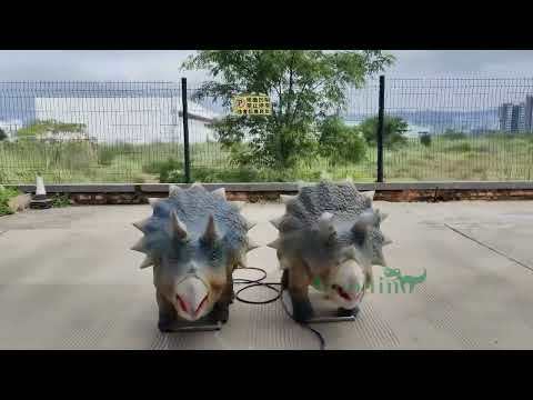Animatronic Triceratops Dinosaur | Realistic Life-Size Model for Museums & Theme Parks