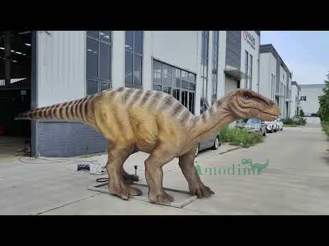 Realistic Animatronic Iguanodon Dinosaur for Attractions